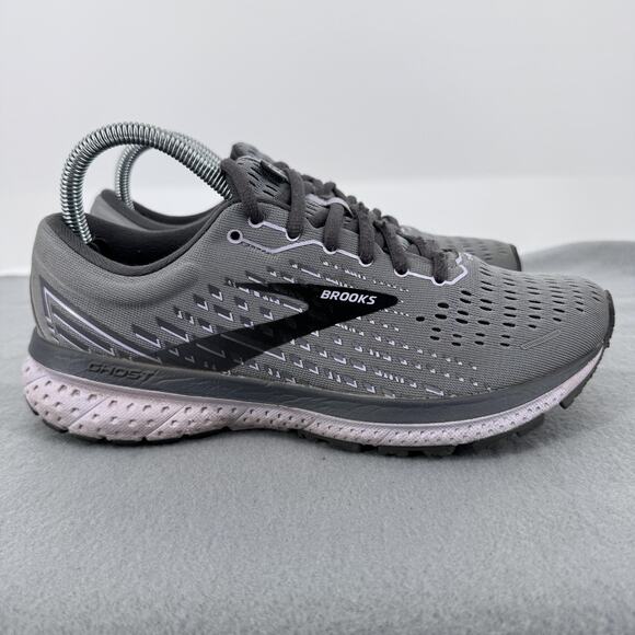 Brooks Ghost 13 Shoes Womens Size 8 Gray Running Neutral Cushion DNA LOFT Road - Picture 1 of 12